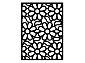 Thiết kế cnc vách ngăn hoa dxf tháng 5
