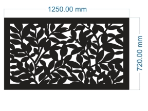 Thiết kế cnc vách ngăn lá ngang