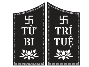 Thiết kế cổng 2 cánh từ bi trí tuệ