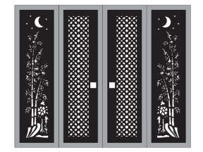 Thiết kế cổng trúc cnc cực đẹp