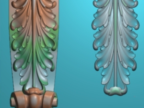 Thiết kế file lá tây con sơn cnc