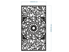 Thiết kế giếng trời trống dơi cnc