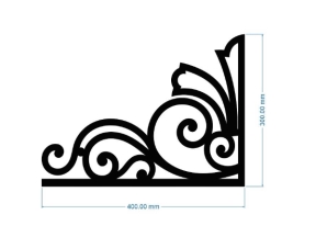 Thiết kế hoa góc cnc cực đẹp 2025