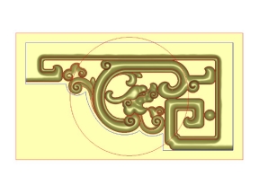 Thiết kế Hoa góc CNC họa tiết Rồng độc đáo