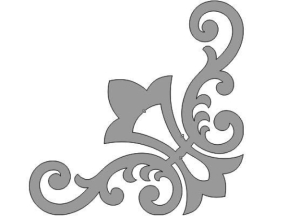 Thiết kế hoa góc đẹp cnc mới