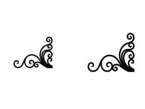 Thiết kế hoa góc mái kính cnc