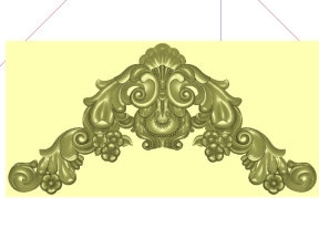 Thiết kế họa tiết Hoa lá tây file Jdp mẫu Hoa góc đẹp CNC