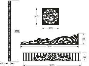 Thiết kế hoa văn cổng cắt cnc đẹp mới