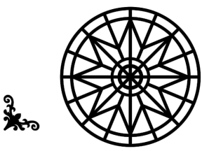 Thiết kế hoa văn mái kính cnc