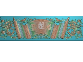 Thiết kế hoành phi phụng tổ đường cnc