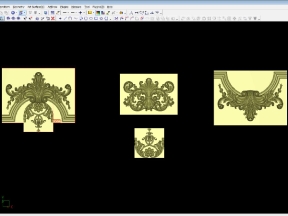 Thiết kế Jdpaint Mẫu cửa CNC