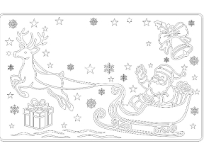 Thiết kế khắc giáng sinh đẹp cnc