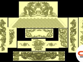 Thiết kế mẫu bàn thờ ông địa cnc jdp