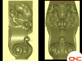 Thiết kế mẫu Chân ghế hổ phù cnc jdp đẹp mắt