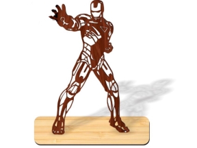 Thiết kế mẫu CNC Iron man dùng để trang trí