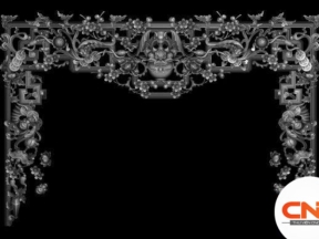 Thiết kế mẫu Cửa võng ngũ phúc cnc jdp đẹp