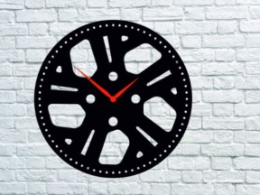 Thiết kế mẫu đồng hồ cnc bánh xe