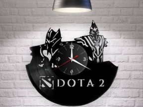 Thiết kế mẫu đồng hồ CNC DOTA 2 dùng trong Decor