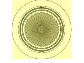 Thiết kế mẫu Mâm trần CNC file jdpaint chi tiết