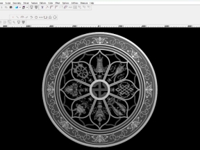 Thiết kế mẫu ô thoáng bát bảo cnc