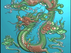 Thiết kế mẫu rồng đẹp cnc