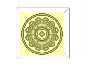 Thiết kế mẫu trần cnc hoa tròn đẹp