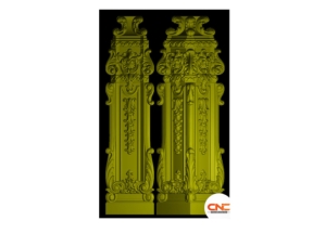 Thiết kế mẫu trụ cầu thang vẽ file jdp đẹp