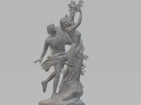 Thiết kế mẫu tượng Apollo và Daphne file stl đẹp