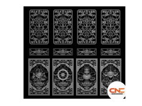 Thiết kế mẫu ván cửa nhà thờ cnc file jdp