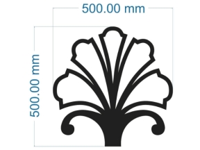 Thiết kế model cnc hoa văn lan can