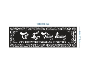 Thiết kế tổ ấn trùng quang cắt cnc