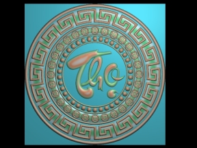 Thiết kế tranh chữ thọ tròn cnc