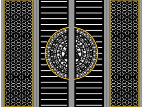 Thiết kế trống đồng bông tuyết cnc có ô thoáng