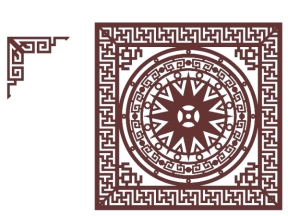 Thiết kế trống đồng chữ vạn cnc