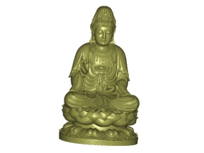 Thiết kế Tượng Phật Quan Âm CNC đẹp tinh xảo