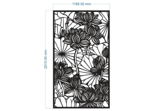 Thiết kế vách hoa sen cnc