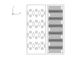 Thiết kế Vách ngăn CNC file autocad