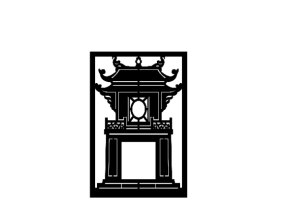 Thiết kế văn miếu đẹp cnc 2d