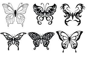 Tổng hợp mẫu CNC hình con bướm đẹp