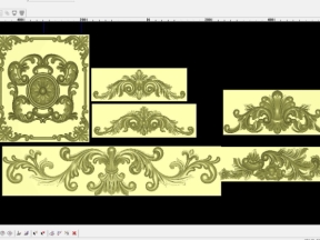Tổng hợp mẫu hoa lá tây file jdp 3D