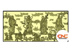 Tranh bát tiên cnc thiết kế jdp đẹp mắt