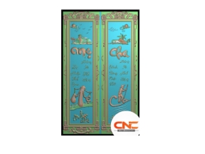 Tranh cha mẹ cnc mẫu jdp