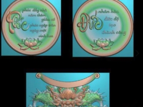 Tranh đĩa phúc đức mới nhất