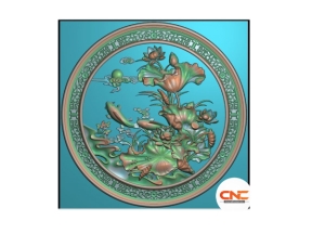 Tranh đĩa sen mới đẹp thiết kế trên jdp