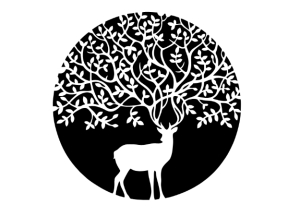 Tranh hươu cây đẹp cnc