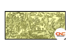 Tranh hươu tùng cnc thiết kế jdp đẹp