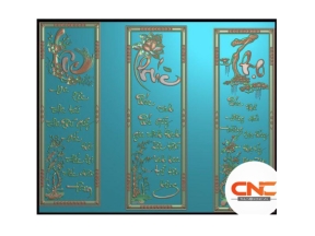 Tranh Phúc Lộc Thọ file jdp đẹp