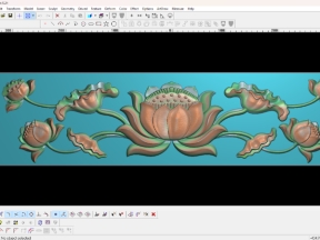 Tranh Sen Ngang VIP CNC file Jdp