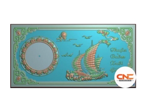 Tranh thuận buồm cnc thiết kế jdp