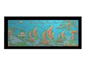 Tranh thuận buồm xuôi gió cnc